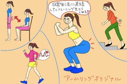 日常生活に直結したトレーニング「スクワット