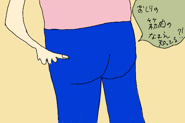 お尻の筋肉の名前